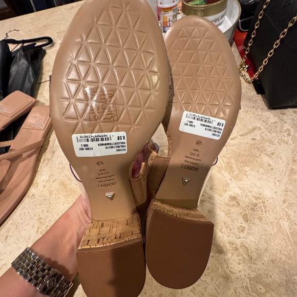 Clear Strap Block Heel Sandals - Picture 3 of 3